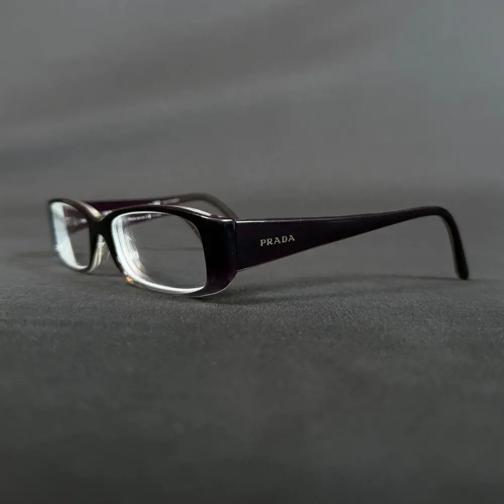 Prada VPR07M 51-16 ZXN-1O1 Purple Eyeglass Made In Italy Only Frame